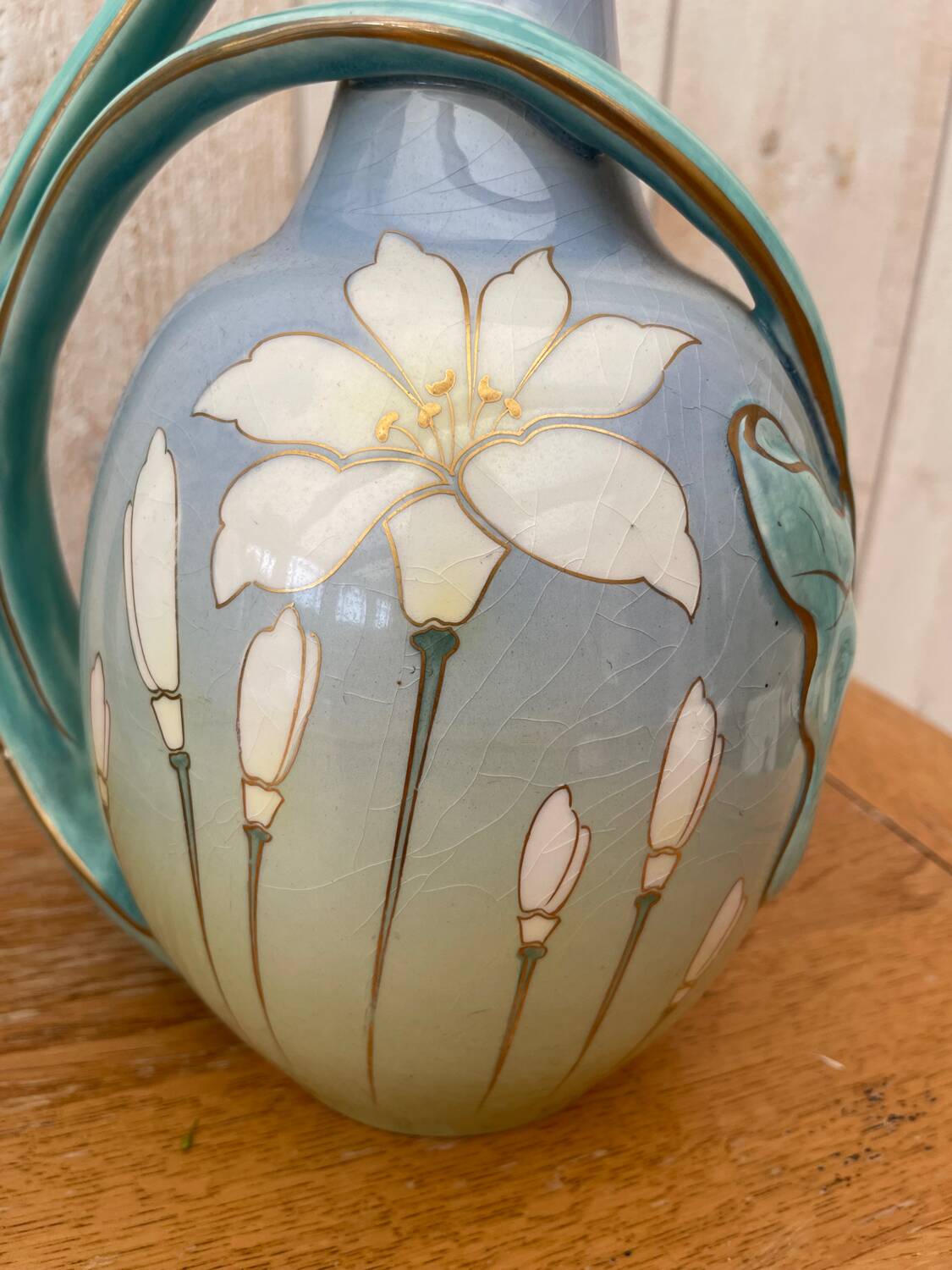 Pair of ceramic jugs from Lunéville