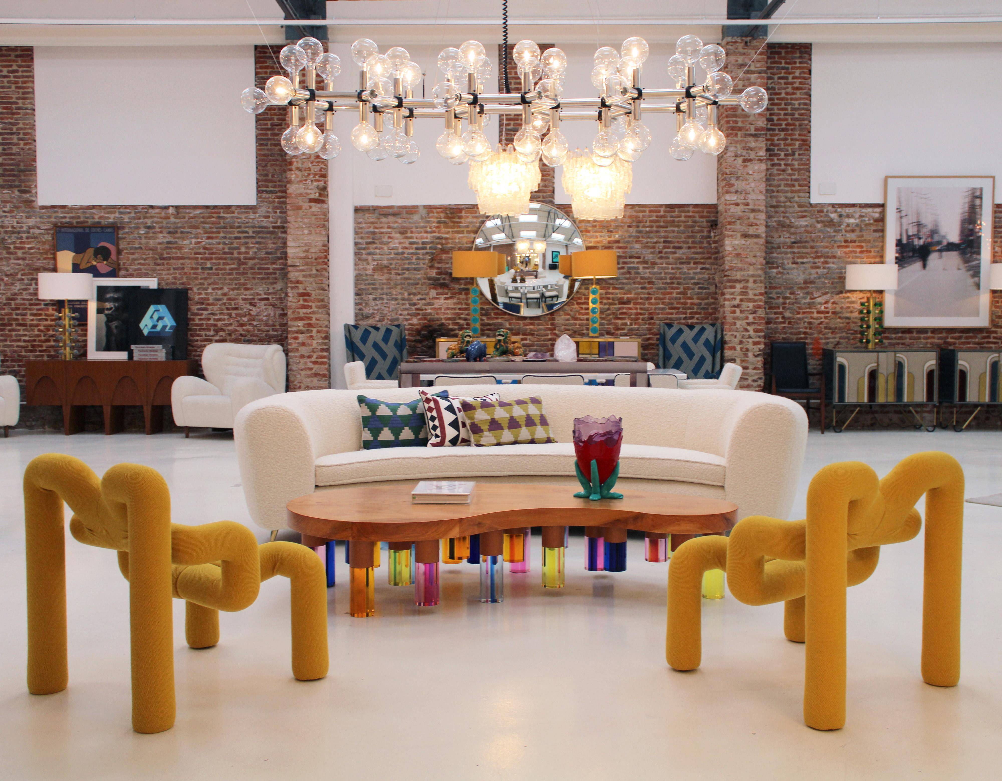 Contemporary Ekstrem Yellow Armchairs Designed by Terje Ekstrom