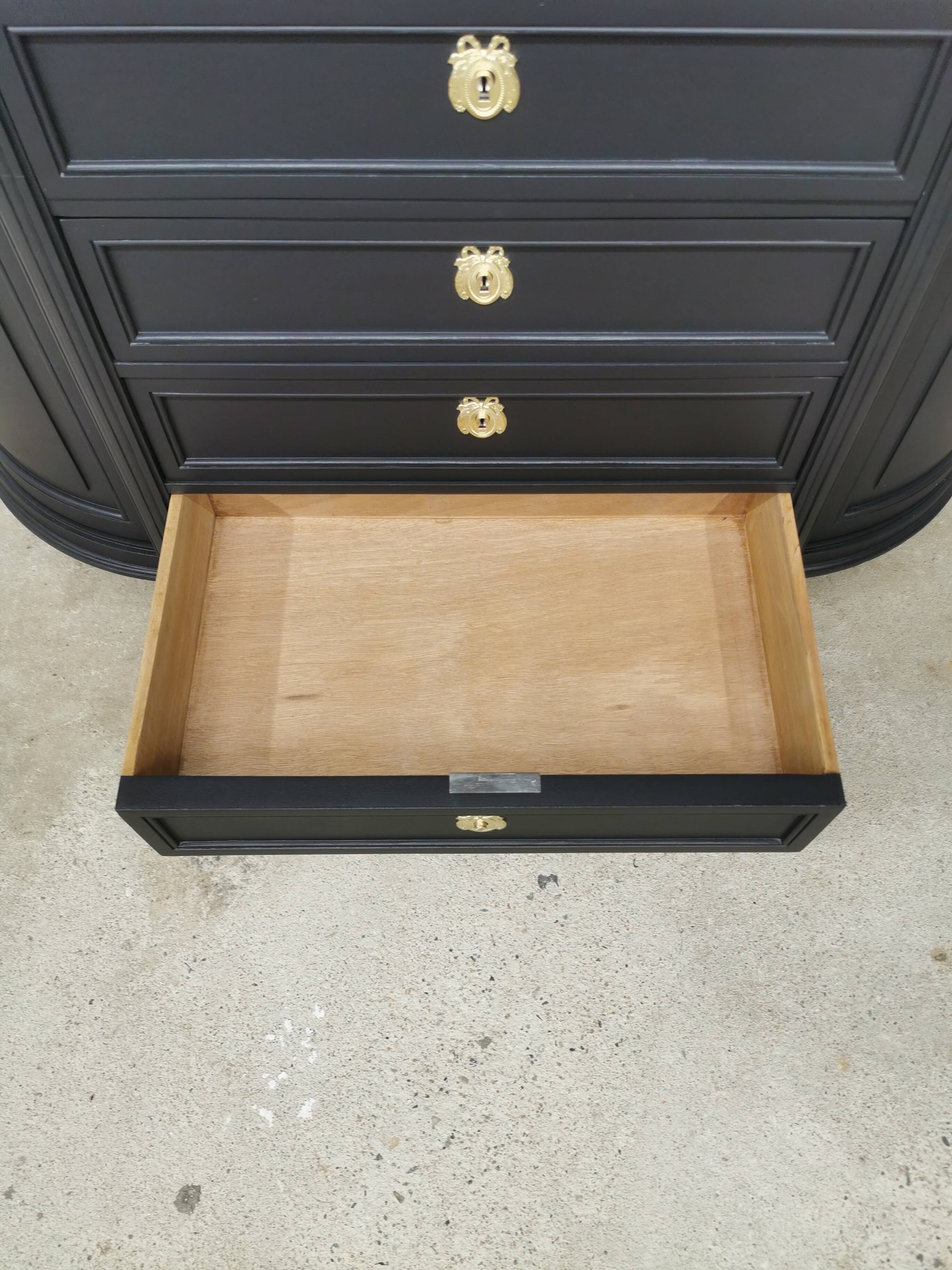 Revamped vintage display cabinet