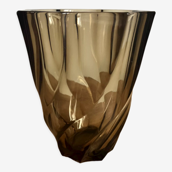 Luminarc vase in smoked glass
