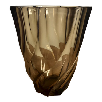 Luminarc vase in smoked glass