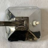 Art deco desk lamp in chrome metal, 1920