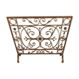 fireproof fireplace wrought iron