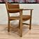 Fauteuil design scandinave avec estampille "hans wegner" design 1960.