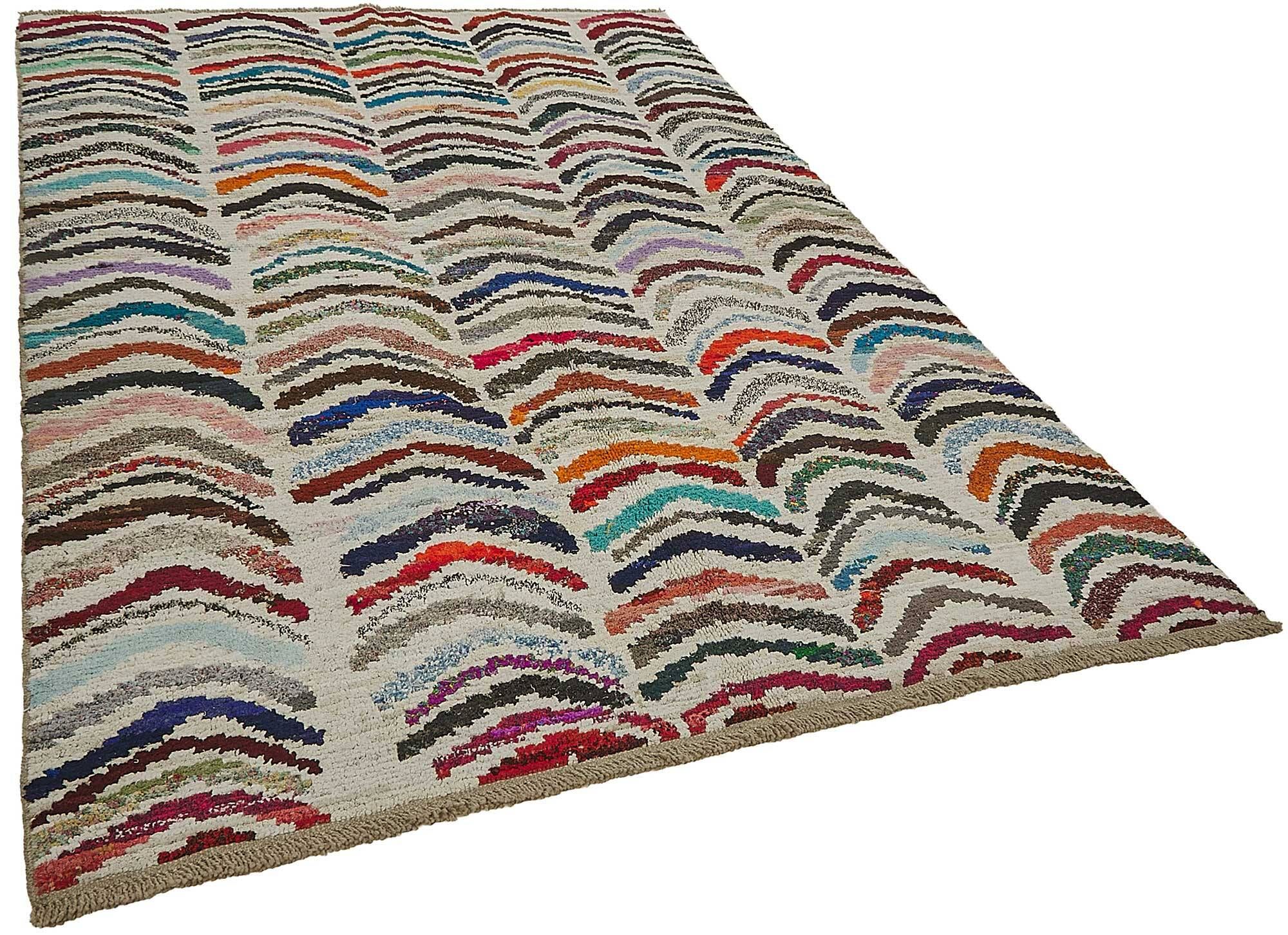 Handwoven Turkish Recycled Boho Rug 200 cm x 294 cm