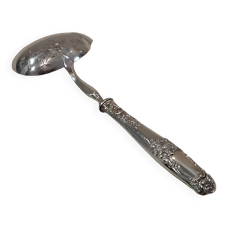 Ladle with a handle, 950 silver Minerva, Rocaille style, Ravinet.