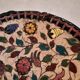 Flat plate by Jérôme Massier, from Vallauris, cracked. Decoration in slight relief.