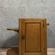 Art Deco period bar cabinet / trolley on wheels in oak circa 1940