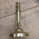 Antique brass candlestick holder