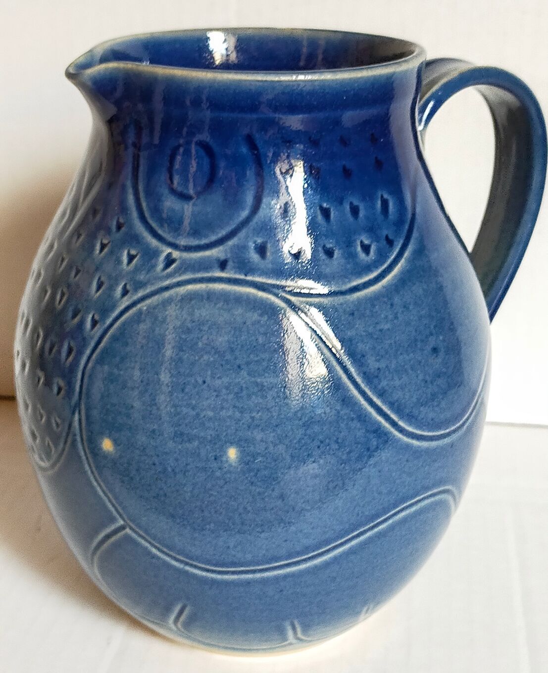 Vintage ceramic zoomorphic potter's pitcher