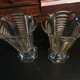 50's vintage vases pair