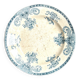 Longwy round dish in iron clay, "Fontainebleau" service