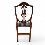 6 x English mahogany Hepplewhite chairs / 1920s