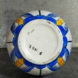 Soliflore bottle vase in fine earthenware boch frères la louvière-keramis early 20th century