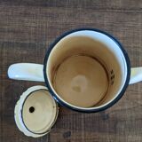 Enameled teapot