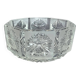 Octagonal cut crystal bowl