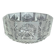 Octagonal cut crystal bowl