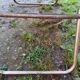 Pair of vintage folding deckchairs