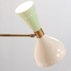 Wall lamp sage green & white