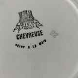 Large vintage gien chevreuse model dish