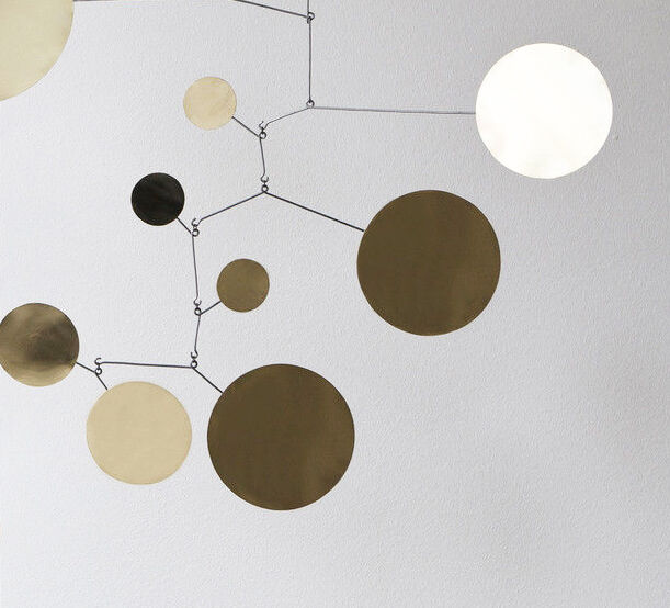 70x60cm modernist brass mobile