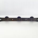 Vintage brutalist metal hook 1970