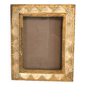 Florentine Frame Golden Wood