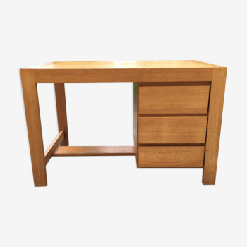 Solid oak desk 70s