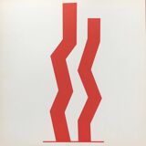 William TURBULL 1922-2012. Double Red, 1966. Serigraphy