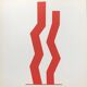 William TURBULL 1922-2012. Double Red, 1966. Serigraphy