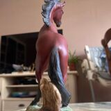 Porcelain horse statue (the red pony)