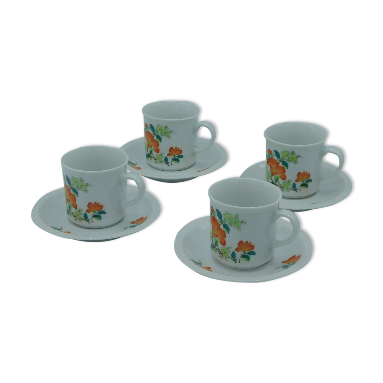 set of 4 coffee cups Winterling Roslau Bavaria