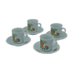 set of 4 coffee cups Winterling Roslau Bavaria