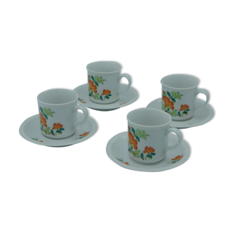 Set de 4 tasses à café Winterling Röslau Bavaria