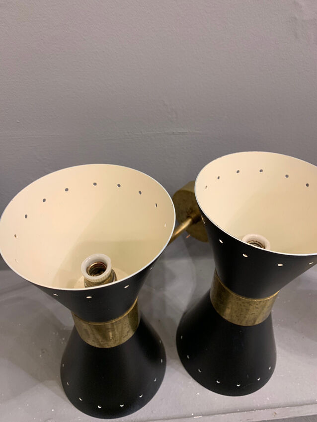 Wall lamps in the style of Italian creations of the 50s