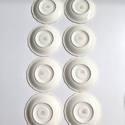Set of 8 vintage cups with saucers Gien daisies.