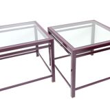 Tables vintage violette 1980s