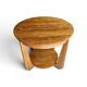 Table d'appoint en chêne Art Déco des années 1930