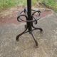 Parrot coat holder in curved wood - Art Nouveau