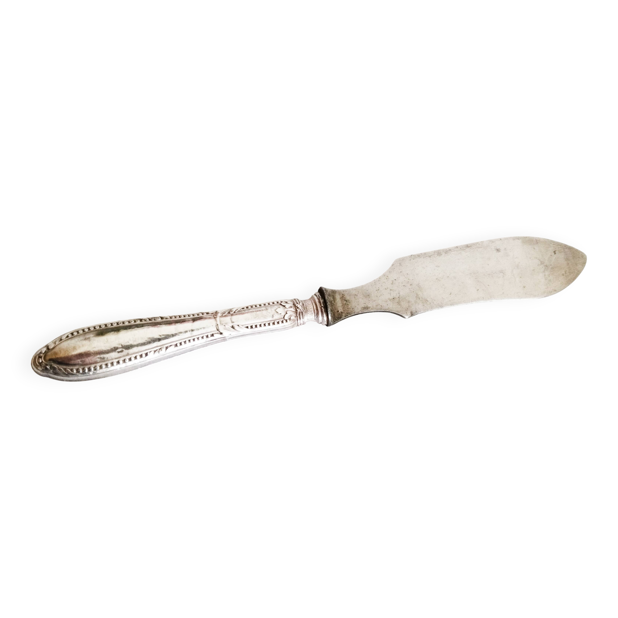 Antique silver cheese knife (ref 1)