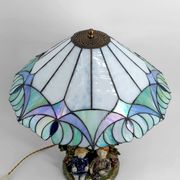 Ceramic lamp, dreamlike childhood – W. Schilder, Germany, c. 1970
