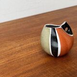 German ceramic vase from the mid-century by Krösselbach Keramik, 1960s.