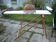 Folding wooden console, ironing board with its jeanette