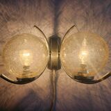 Rare Mid-Century Wall Lamp in the Style of Gaetano Sciolari, Italy, 1970s