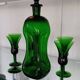 Kluk Kluk carafe by Jacob E.Bang - Holmegaard and 5 liqueur glasses