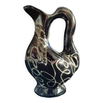 Vase Vallauris Noir brillant