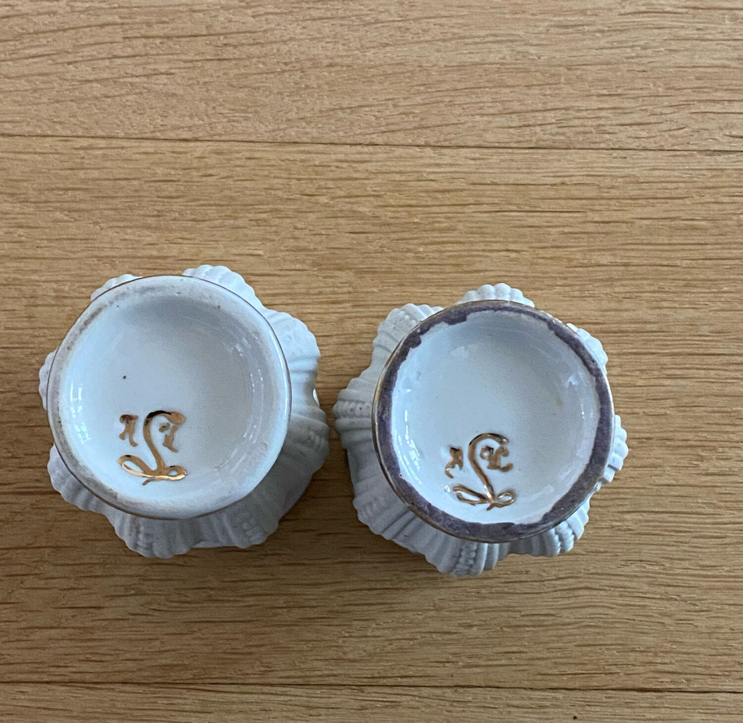 Pair of photophores manufacture La couleuvre