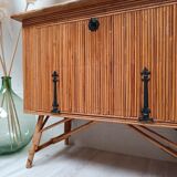 Buffet en bambou  1950