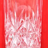 Set of 6 water glasses - vintage crystal choppes
