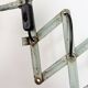 Green Industrial Scissor Wall Lamp from Elektroinstala, 1960s